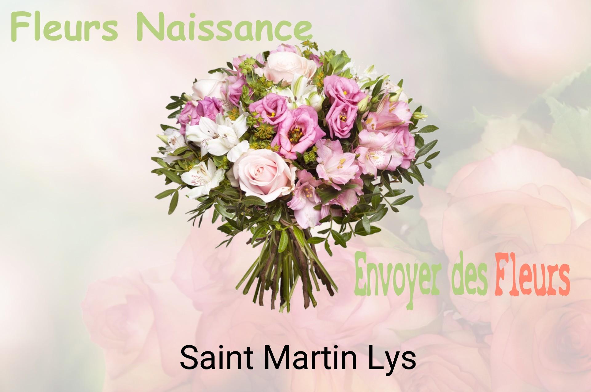 Bouquet de fleurs de naissance livré à Saint-Martin-Lys